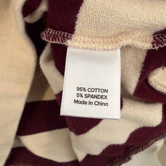 Evereve Maroon and Cream Knit Top - Picture 3 of 6